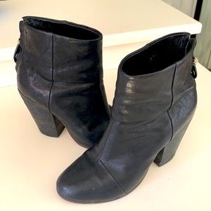 Rag & bone black boots size 37